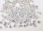 Natural White Topaz 1 mm Round Faceted Cut – AAA Quality White Topaz Round Faceted Cut 1mm