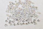 Natural White Topaz 1 mm Round Faceted Cut – AAA Quality White Topaz Round Faceted Cut 1mm