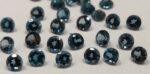 Natural London Blue Topaz 3.5 mm Round Faceted Cut – AAA Quality London Blue Topaz Round Faceted Cut 3.5mm