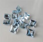 Natural Sky Blue Topaz 10 mm Square Faceted Cut – AAA Quality Sky Blue Topaz Square Faceted Cut 10mm
