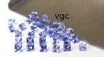 Natural Tanzanite 3 mm Square Cut Faceted – AAA Quality Tanzanite Square Faceted 3mm