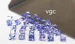 Natural Tanzanite 3 mm Square Cut Faceted – AAA Quality Tanzanite Square Faceted 3mm