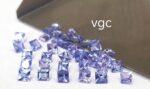 Natural Tanzanite 3 mm Square Cut Faceted – AAA Quality Tanzanite Square Faceted 3mm