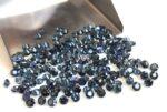 Natural Blue Teal Sapphire 3.25 mm Round Diamond Faceted Cut – AAA Quality Blue Teal Sapphire Round Diamond Cut 3.25mm