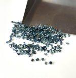 Natural Blue Teal Sapphire 2.5 mm Round Diamond Faceted Cut – AAA Quality Blue Teal Sapphire Round Diamond Cut 2.5mm