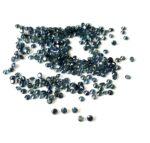 Natural Blue Teal Sapphire 2.5 mm Round Diamond Faceted Cut – AAA Quality Blue Teal Sapphire Round Diamond Cut 2.5mm