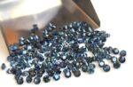 Natural Blue Teal Sapphire 3.25 mm Round Diamond Faceted Cut – AAA Quality Blue Teal Sapphire Round Diamond Cut 3.25mm