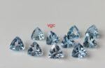 Natural Sky Blue Topaz 10 mm Trillion Faceted Cut – AAA Quality Sky Blue Topaz Trillion Faceted Cut 10mm