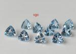 Natural Sky Blue Topaz 10 mm Trillion Faceted Cut – AAA Quality Sky Blue Topaz Trillion Faceted Cut 10mm