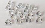 Natural White Topaz 10 mm Trillion Faceted Cut – AAA Quality White Topaz Trillion Faceted Cut 10mm