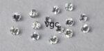 Natural White Sapphire 3 mm Round Diamond Faceted Cut – AAA Quality White Sapphire Round Diamond Cut 3mm