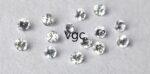 Natural White Sapphire 3 mm Round Diamond Faceted Cut – AAA Quality White Sapphire Round Diamond Cut 3mm