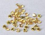 Natural Yellow Sapphire 2 mm Round Diamond Faceted Cut – AAA Quality Yellow Sapphire Round Diamond Cut 2mm