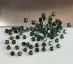 Natural Green Tourmaline 2 mm Round Faceted Cut – AAA Quality Green Tourmaline Round Faceted Cut 2mm