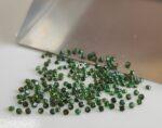 Natural Green Tourmaline 1.5 mm Round Faceted Cut – AAA Quality Green Tourmaline Round Faceted Cut 1.5mm
