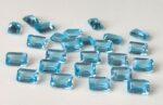 Natural Swiss Blue Topaz 4×6 mm Octagon Faceted Cut – AAA Quality Swiss Blue Topaz Octagon Faceted Cut 4x6mm
