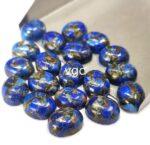 Lapis Lazuli Copper 6×8 mm Oval Cabochon – AAA Quality Lapis Lazuli Copper Oval 6x8mm
