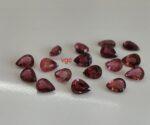 Natural Pink Tourmaline 5×7 mm Pear Faceted Cut – AAA Quality Pink Tourmaline Pear Faceted Cut 5x7mm