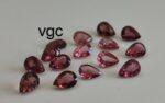 Natural Pink Tourmaline 5×7 mm Pear Faceted Cut – AAA Quality Pink Tourmaline Pear Faceted Cut 5x7mm