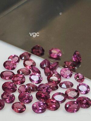 Natural Pink Tourmaline 5×7 mm Oval Faceted Cut – AAA Quality Pink Tourmaline Oval Faceted Cut 5x7mm