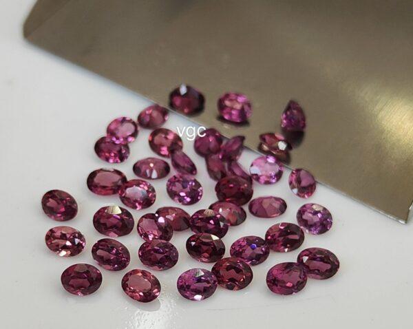 Natural Pink Tourmaline 5×7 mm Oval Faceted Cut – AAA Quality Pink Tourmaline Oval Faceted Cut 5x7mm