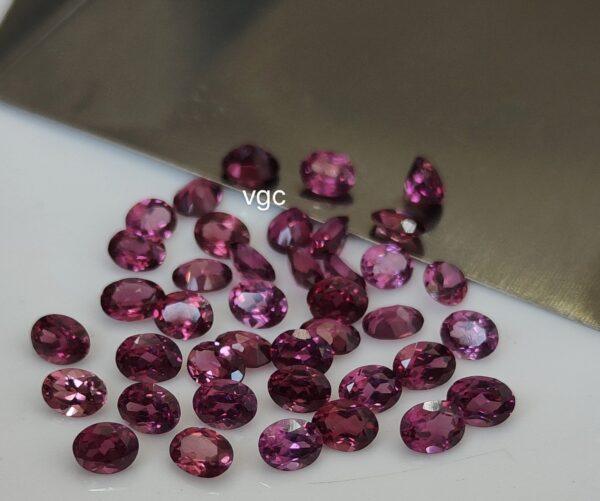 Natural Pink Tourmaline 5×7 mm Oval Faceted Cut – AAA Quality Pink Tourmaline Oval Faceted Cut 5x7mm