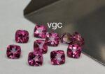 Natural Coated Pink Topaz 5 mm Cushion Faceted Cut – AAA Quality Pink Topaz Cushion Faceted Cut 5mm