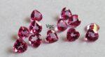 Natural Coated Pink Topaz 10 mm Heart Faceted Cut – AAA Quality Pink Topaz Heart Faceted Cut 10mm
