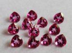 Natural Coated Pink Topaz 10 mm Heart Faceted Cut – AAA Quality Pink Topaz Heart Faceted Cut 10mm