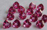 Natural Coated Pink Topaz 10 mm Heart Faceted Cut – AAA Quality Pink Topaz Heart Faceted Cut 10mm