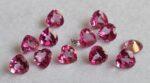 Natural Coated Pink Topaz 10 mm Heart Faceted Cut – AAA Quality Pink Topaz Heart Faceted Cut 10mm