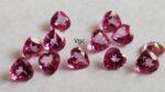 Natural Coated Pink Topaz 10 mm Heart Faceted Cut – AAA Quality Pink Topaz Heart Faceted Cut 10mm