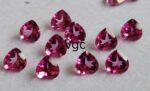 Natural Coated Pink Topaz 10 mm Heart Faceted Cut – AAA Quality Pink Topaz Heart Faceted Cut 10mm