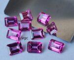 Natural Coated Pink Topaz 12×16 mm Octagon Faceted Cut – AAA Quality Pink Topaz Octagon Faceted Cut 12x16mm