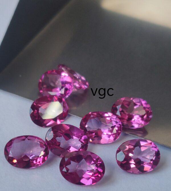 Natural Coated Pink Topaz 10×14 mm Oval Faceted Cut – AAA Quality Pink Topaz Oval Faceted Cut 10x14mm