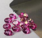Natural Coated Pink Topaz 10×14 mm Oval Faceted Cut – AAA Quality Pink Topaz Oval Faceted Cut 10x14mm