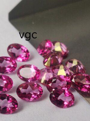 Natural Coated Pink Topaz 10×12 mm Oval Faceted Cut – AAA Quality Pink Topaz Oval Faceted Cut 10x12mm