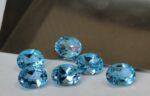 Natural Swiss Blue Topaz 10×12 mm Oval Faceted Cut – AAA Quality Swiss Blue Topaz Oval Faceted Cut 10x12mm