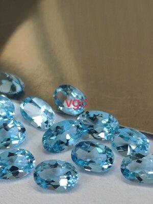 Natural Swiss Blue Topaz 3×5 mm Oval Faceted Cut – AAA Quality Swiss Blue Topaz Oval Faceted Cut 3x5mm