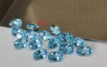 Natural Swiss Blue Topaz 3×5 mm Oval Faceted Cut – AAA Quality Swiss Blue Topaz Oval Faceted Cut 3x5mm
