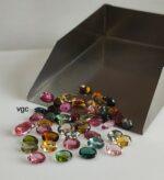 Natural Multi Tourmaline 4×6 mm Oval Faceted Cut – AAA Quality Multicolor Tourmaline Oval Faceted Cut 4x6mm