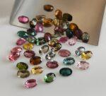 Natural Multi Tourmaline 4×6 mm Oval Faceted Cut – AAA Quality Multicolor Tourmaline Oval Faceted Cut 4x6mm