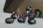 Natural Coated Mystic Topaz 5×7 mm Oval Faceted Cut – AAA Quality Mystic Topaz Oval Faceted Cut 5x7mm