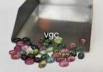 Natural Multi Tourmaline 3×5 mm Oval Cabochon – AAA Quality Multicolor Tourmaline Oval 3x5mm