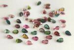Natural Multi Tourmaline 3×5 mm Pear Faceted Cut – AAA Quality Multicolor Tourmaline Pear 3x5mm