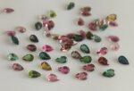 Natural Multi Tourmaline 3×5 mm Pear Faceted Cut – AAA Quality Multicolor Tourmaline Pear 3x5mm