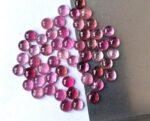 Natural Pink Tourmaline 3 mm Round Cabochon – AAA Quality Pink Tourmaline Round Cabochon 3mm