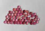 Natural Pink Tourmaline 3 mm Round Cabochon – AAA Quality Pink Tourmaline Round Cabochon 3mm
