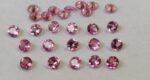 Natural Pink Tourmaline 2 mm Round Faceted Cut – AAA Quality Pink Tourmaline Round Faceted Cut 2mm