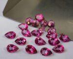 Natural Coated Pink Topaz 3×5 mm Pear Faceted Cut – AAA Quality Pink Topaz Pear Faceted Cut 3x5mm